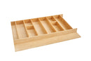 REV A SHELF : Wood Trim-to-Fit Shallow Utensil Drawer Insert Organizer