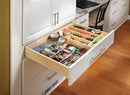 REV A SHELF : Wood Trim-to-Fit Utensil Drawer Insert Organizer