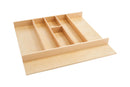 REV A SHELF : Wood Trim-to-Fit Shallow Utensil Drawer Insert Organizer