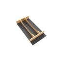 REV A SHELF : Craftsman Collection 10-1/4" X 19-1/2" Solid Maple Utensil Drawer Insert w/ Black Accents