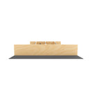 REV A SHELF : Craftsman Collection 13-1/4" X 19-1/2" Solid Maple Utensil Drawer Insert w/ Black Accents