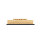 REV A SHELF : Craftsman Collection 16-1/4" X 19-1/2” Solid Maple Utensil Drawer Insert w/ Black Accents