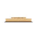 REV A SHELF : Craftsman Collection 19-1/4" X 19-1/2" Solid Maple Utensil Drawer Insert w/ Black Accents