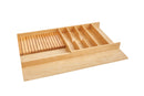 REV A SHELF : Wood Trim-to-Fit Utensil/Knife Block Drawer Insert Organizer