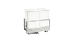 REV A SHELF : Aluminum Pullout Waste Container with Soft Open/Close