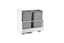 REV A SHELF : Aluminum Pullout Waste Container with Soft Open/Close