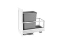 REV A SHELF : Aluminum Pullout Waste Container with Soft Open/Close