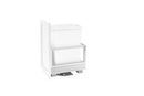 REV A SHELF : Aluminum Pullout Waste Container with Soft Open/Close for Reduced Depths