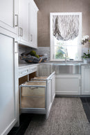 REV A SHELF : Aluminum Bottom-Mount Canvas Hamper