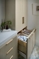 REV A SHELF : Aluminum Bottom-Mount Canvas Hamper