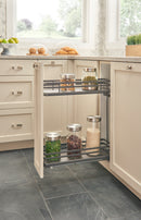 REV A SHELF : Two-Tier Sold Surface Pullout Organizers w/ Soft-Close