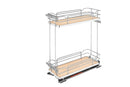 REV A SHELF : Two-Tier Sold Surface Pullout Organizers w/ Soft-Close