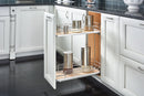 REV A SHELF : Two-Tier Sold Surface Pullout Organizers w/ Soft-Close