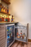 REV A SHELF : Two-Tier Sold Surface Pullout Organizers w/ Soft-Close