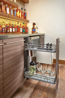 REV A SHELF : Two-Tier Knife Block Pullout Organizers w/ Soft-Close