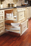 REV A SHELF : Solid Surface Pullout Organizer Shelf w/ Soft-Close