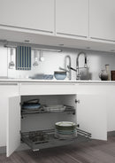 REV A SHELF : Solid Surface Pullout Organizer Shelf w/ Soft-Close