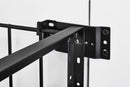 REV A SHELF : Black Door-Mount Extender brackets for Rev-A-Shelf® 5349 Series Waste Containers