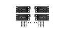 REV A SHELF : Black Door-Mount Extender brackets for Rev-A-Shelf® 5349 Series Waste Containers