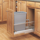 REV A SHELF : Aluminum Pullout Waste Container w/ Soft-Close