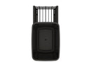 REV A SHELF : Aluminum Single Black 35 Qt. Pullout Waste Container w/ Soft-Close for 15" Base Cabinets