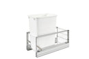 REV A SHELF : Aluminum Pullout Waste Container w/ Soft-Close
