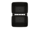 REV A SHELF : Aluminum Double Black 35 Qt. Pullout Waste Container w/ Soft-Close for 18" Base Cabinets
