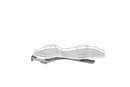 REV A SHELF : Contemporary Cloud Blind Corner Organizer for Left Opening/Blind Right Cabinet