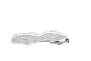 REV A SHELF : Contemporary Cloud Blind Corner Organizer for Right Opening/Blind Left Cabinet