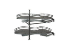 REV A SHELF : Contemporary Cloud 2-Shelf Blind Corner Organizer for Right Opening/Blind Left Cabinet