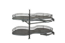 REV A SHELF : Contemporary Cloud 2-Shelf Blind Corner Organizer for Right Opening/Blind Left Cabinet