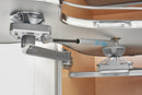 REV A SHELF : Contemporary Cloud 2-Shelf Blind Corner Organizer for Left Opening/Blind Right Cabinet
