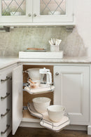 REV A SHELF : Contemporary Cloud 2-Shelf Blind Corner Organizer for Right Opening/Blind Left Cabinet