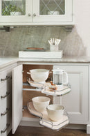 REV A SHELF : Contemporary Cloud 2-Shelf Blind Corner Organizer for Right Opening/Blind Left Cabinet