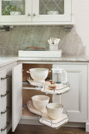 REV A SHELF : Contemporary Cloud 2-Shelf Blind Corner Organizer for Right Opening/Blind Left Cabinet
