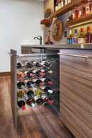 REV A SHELF : Steel Pullout Wine Rack Organizer