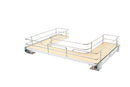 REV A SHELF : Solid Surface U-Shape Pullout Organizer for Sink Base Cabinets w/ Soft-Close