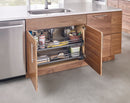 REV A SHELF : Solid Surface U-Shape Pullout Organizer for Sink Base Cabinets w/ Soft-Close