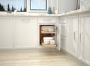 REV A SHELF : Maple Two-Tier Elite Optimizer w/ Soft-Close Slides for 15" Blind Corner Cabinet Openings