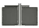 REV A SHELF : Orion Gray Two-Tier Elite Optimizer w/ Soft-Close Slides for 18" Blind Corner Cabinet Openings
