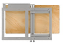 REV A SHELF : Maple Two-Tier Elite Optimizer w/ Soft-Close Slides for 18" Blind Corner Cabinet Openings