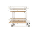 REV A SHELF : Maple Two-Tier Elite Optimizer w/ Soft-Close Slides for 18" Blind Corner Cabinet Openings