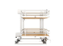 REV A SHELF : Maple Two-Tier Elite Optimizer w/ Soft-Close Slides for 18" Blind Corner Cabinet Openings