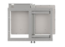 REV A SHELF : Gray Three-Tier Elite Optimizer w/ Soft-Close Slides for 15" Blind Corner Cabinet Openings