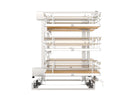 REV A SHELF : Maple Three-Tier Elite Optimizer w/ Soft-Close Slides for 15" Blind Corner Cabinet Openings