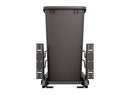 REV A SHELF : Steel Bottom Mount Pullout Waste Container w/ Soft-Close