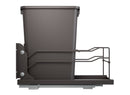 REV A SHELF : Steel Bottom Mount Pullout Waste Container w/ Soft-Close