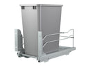 REV A SHELF : Steel Bottom Mount Pullout Waste Container w/ Soft-Close