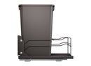 REV A SHELF : Steel Bottom Mount Pullout Waste Container for Full-Height Cabinets w/ Soft-Close