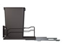 REV A SHELF : Steel Bottom Mount Pullout Waste Container for Full-Height Cabinets w/ Soft-Close